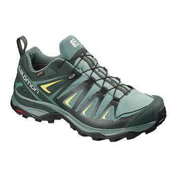 Salomon X ULTRA 3 WIDE GTX W - Tyrkysove Turistické Topánky Damske, S0261SK